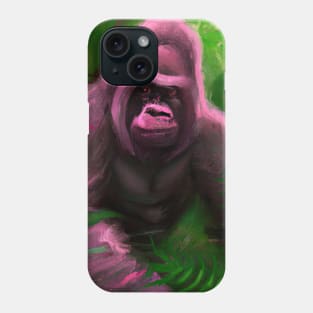 Pink Gorilla Phone Case