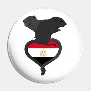 Gerbil Egypt (dark) Pin