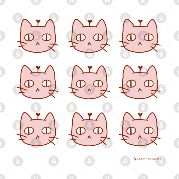 9 Pink Kitty by Sunnie Meowtlu by SunnieDu