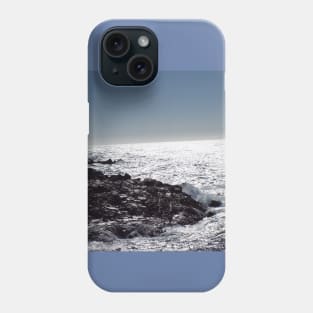 Shining Sea Rocky Coast Phone Case