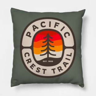 Pacific Crest Trail Logo Pillow