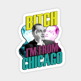 Bitch I'm From Chicago Magnet