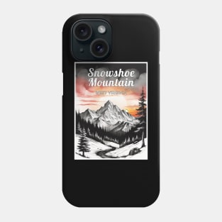 Snowshoe mountain ski west virginia usa Phone Case