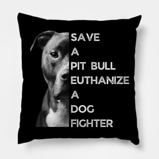 Save a pit bull Pillow