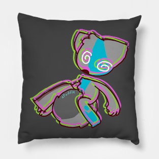 Glitched aPuddle Pillow