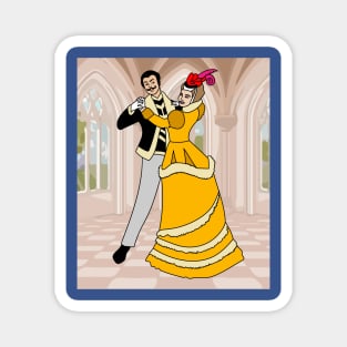 Couple Dancing Romantic Dance Magnet