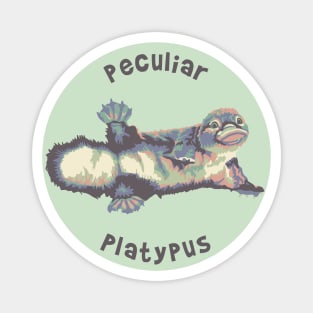 Pretty Platypus Portrait Magnet