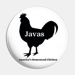 Javas America's Homestead Chicken Pin