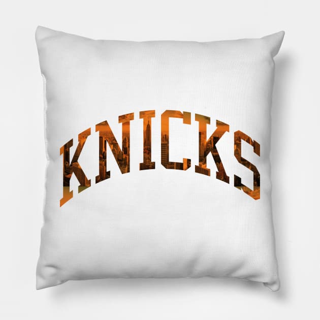 Knicks Pillow by teakatir