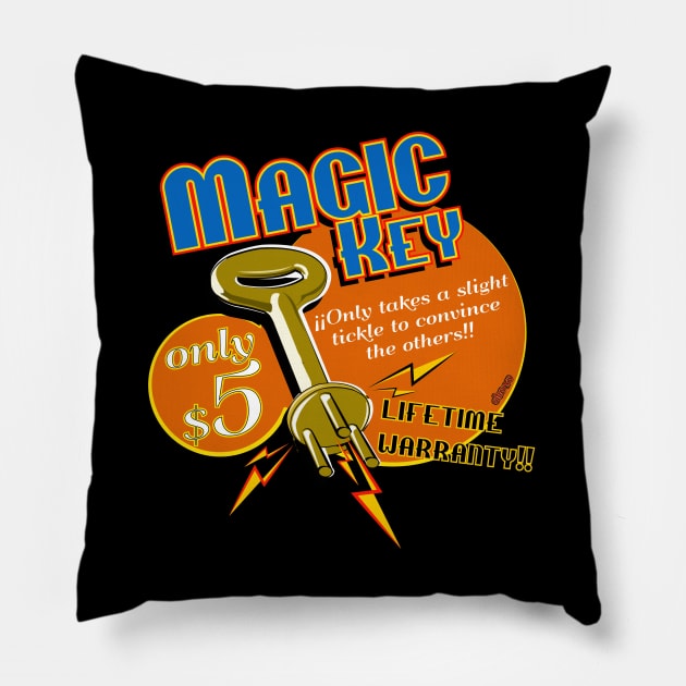 Magic key Pillow by eltronco