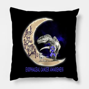 esophageal cancer dinosaur to the moon Pillow