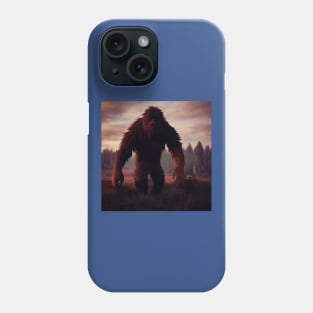 Sasquatch in Nature Phone Case