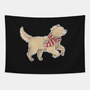 Golden Retriever Tapestry