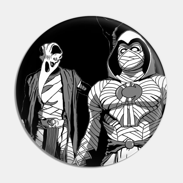 Moon Knight Pin by Rama.Rabbit