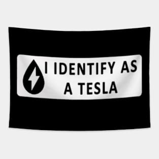 I Identify As A Tesla Tapestry