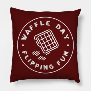 flipping waffle Pillow