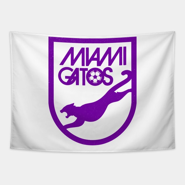 DEFUNCT - Miami Gatos Soccer Tapestry by LocalZonly