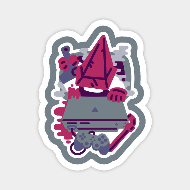 PyramidBoi v2 Magnet by evasinmas