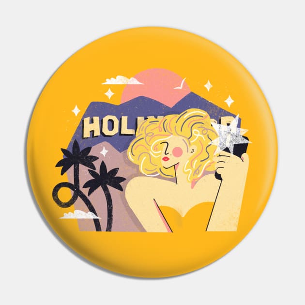 Marylin Monroe's selfie Pin by Living in Patterns by Laura