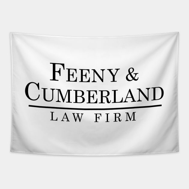 Feeny and Cumberland Law Firm Shirt - Boy Meets World	(BLACK TEXT) Tapestry by 90s Kids Forever