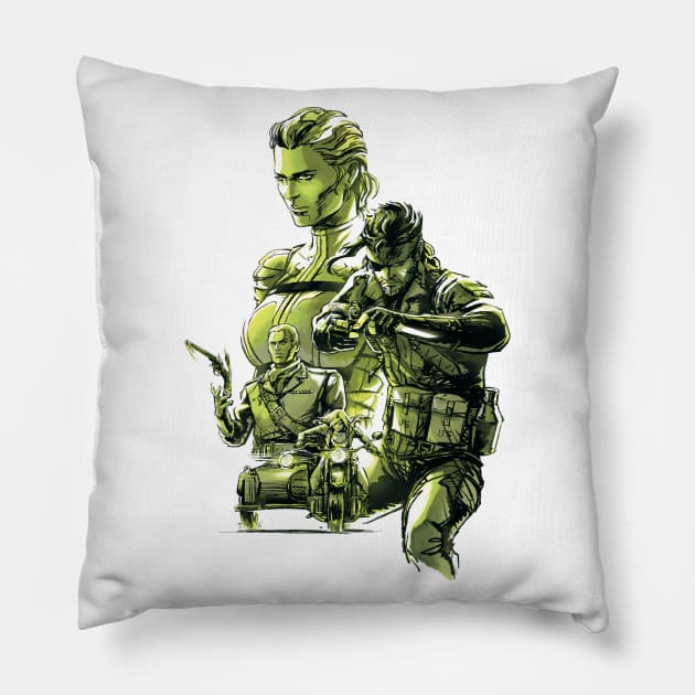 MGS3 Snake Eater Pillow by JMcG