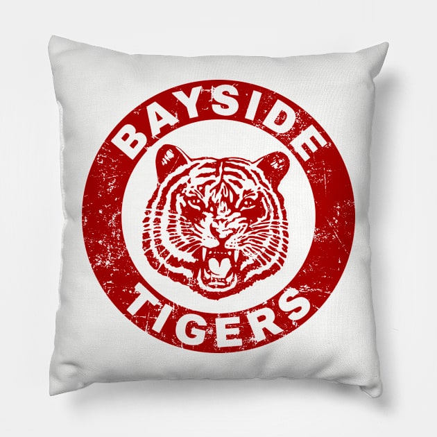 Bayside Tigers Pillow by The Moon Child
