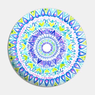 Summer Mandala Pin