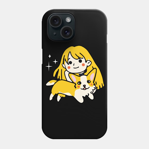 Corgi Girl Dog Lover Welsh Phone Case by BetterManufaktur