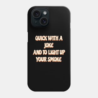 vintage quick joke Phone Case