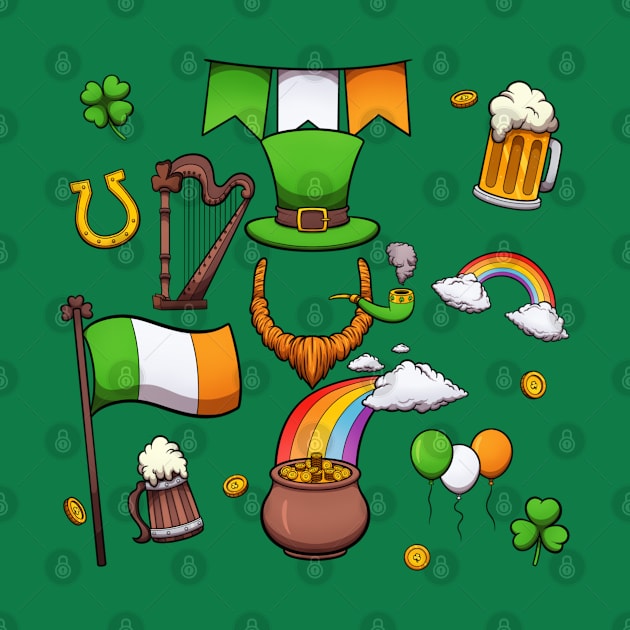 St Patrick’s Day Elements by TheMaskedTooner