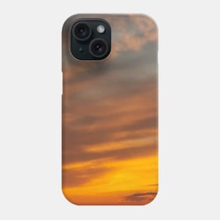 fire orange sunset Phone Case