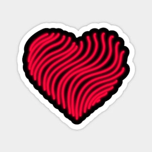 Neon heart Magnet