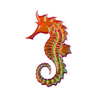 A Beautiful, Colourful Seahorse Design for People Who Love Seahorses and the Ocean T-Shirt