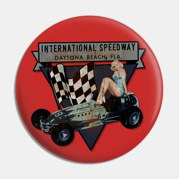 Legendary Daytona Beach Racing Cars Pin by MotorManiac