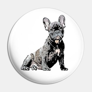 French Bulldog Pop Art Dog Owner Gift Pin