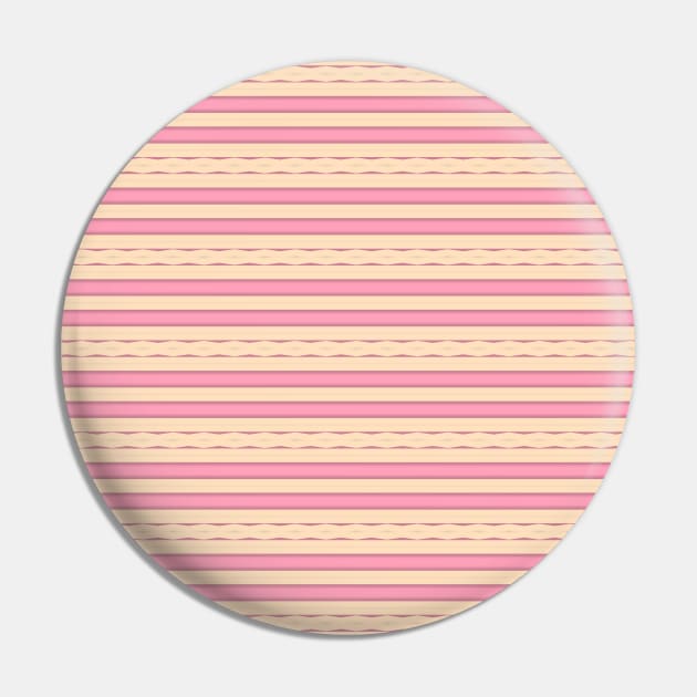 Pink Horizontal Lines Pin by RdaL-Design