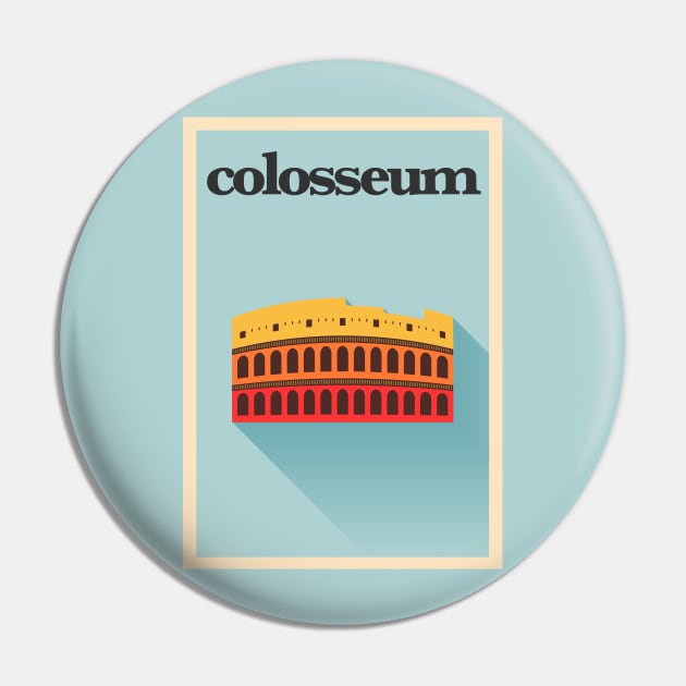 Colosseum Poster Pin by kursatunsal