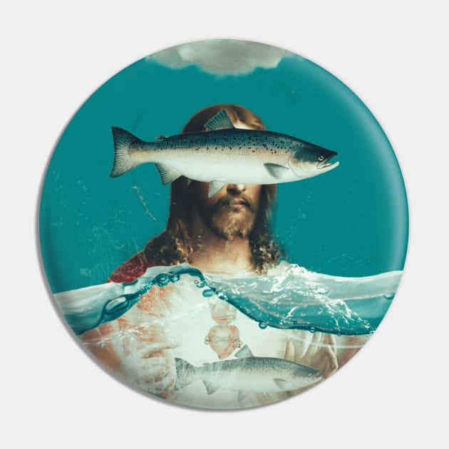 Jesus Pin by SilentSpace