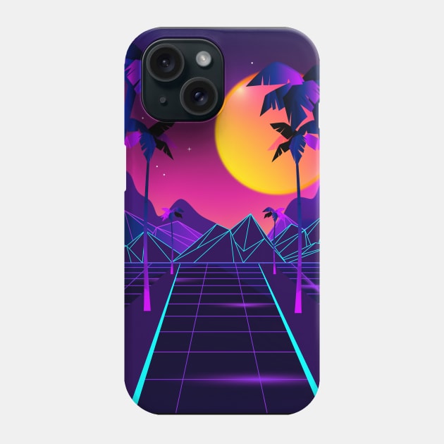 synthwave country side Phone Case by edmproject