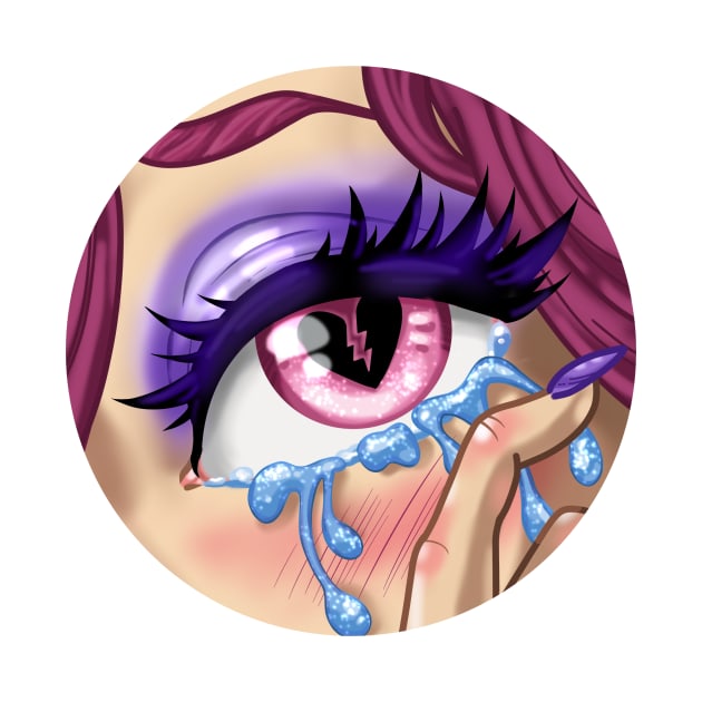 Glitter Tears by hannahbird