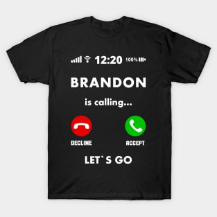 Let's Go Brandon Long Sleeve Tee Shirt – Black - Just Right Signs