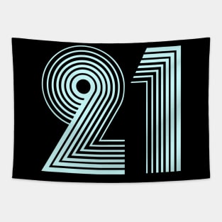 21 Happy Birthday Celebration Tapestry