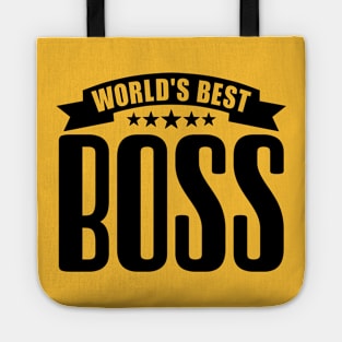 World's Best Boss Tote