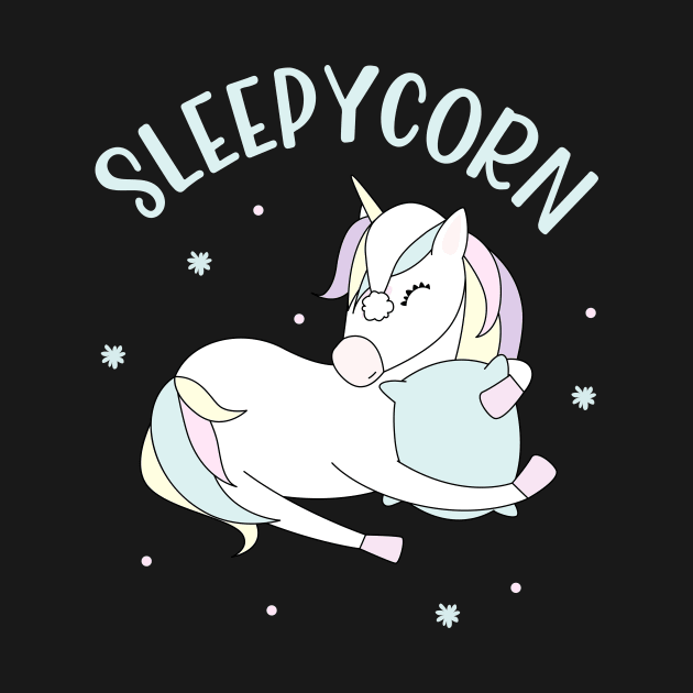 Sleepycorn Cute Unicorn Sleep Sleepyhead by Foxxy Merch