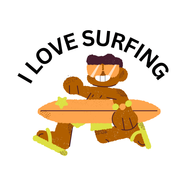 I Love Surfing by NiksDesign