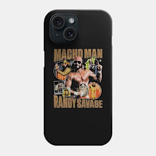 Macho Man Vintage Bootleg Phone Case