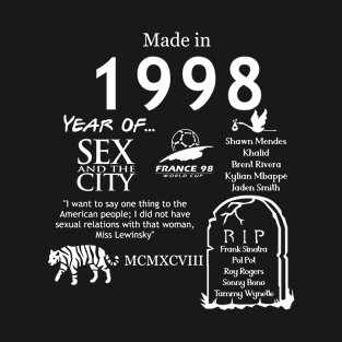 Made in 1998 T-Shirt