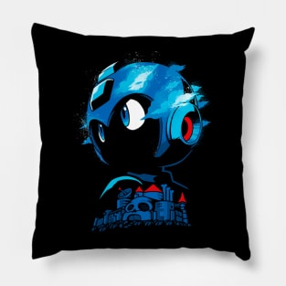 Silhouette of MegaHero Pillow