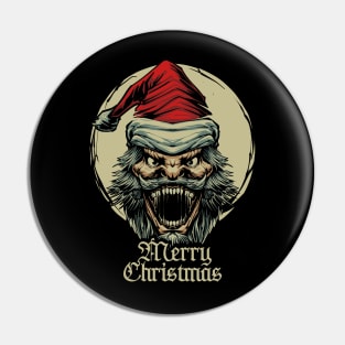 monster santa claus Pin