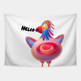 Stylish chicken Tapestry